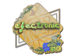 Sticker | electronic (Holo) | Rio 2022 image