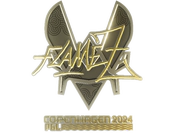 Sticker | FlameZ (Gold) | Copenhagen 2024 image