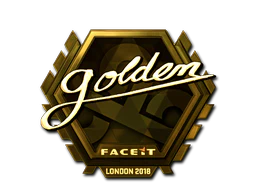 Sticker | Golden (Gold) | London 2018 image