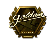 Sticker | Golden (Gold) | London 2018 image