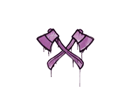 Sealed Graffiti | X-Axes (Bazooka Pink)