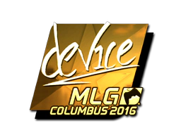 Sticker | device (Gold) | MLG Columbus 2016 image