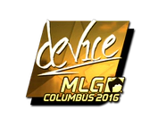 Sticker | device (Gold) | MLG Columbus 2016 image