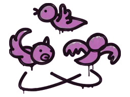 Sealed Graffiti | Dizzy (Bazooka Pink)