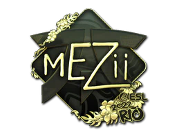 Sticker | mezii (Gold) | Rio 2022 image