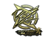 Sticker | REZ (Gold) | Antwerp 2022 image