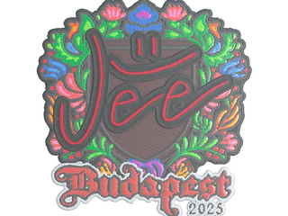 Sticker | Jee (Embroidered) | Budapest 2025