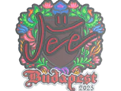 Sticker | Jee (Embroidered) | Budapest 2025 image