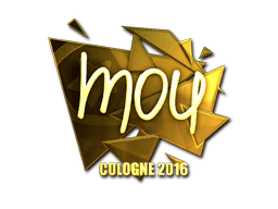 Sticker | mou (Gold) | Cologne 2016 image