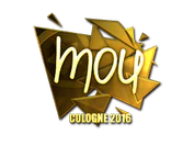 Sticker | mou (Gold) | Cologne 2016 image