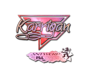Sticker | karrigan (Holo) | Antwerp 2022 image