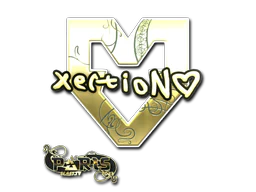 Sticker | xertioN (Gold) | Paris 2023 image