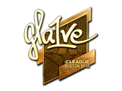 Sticker | gla1ve (Gold) | Boston 2018 image