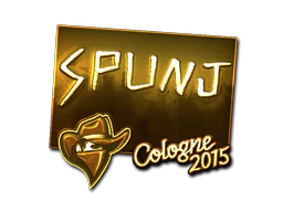 Sticker | SPUNJ (Gold) | Cologne 2015 image
