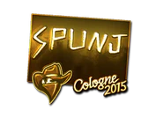 Sticker | SPUNJ (Gold) | Cologne 2015 image
