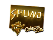 Sticker | SPUNJ (Gold) | Cologne 2015 image