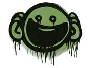 Sealed Graffiti | OMG (Battle Green) image