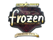Sticker | frozen (Gold) | Berlin 2019 image
