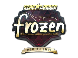 Sticker | frozen (Gold) | Berlin 2019 image