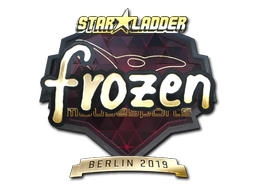 Sticker | frozen (Gold) | Berlin 2019 image