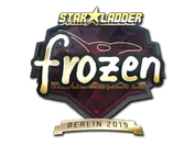 Sticker | frozen (Gold) | Berlin 2019 image