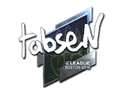 Sticker | tabseN (Foil) | Boston 2018 image