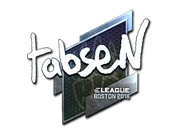 Sticker | tabseN (Foil) | Boston 2018 image