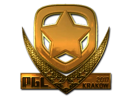 Sticker | Gambit (Gold) | Krakow 2017 image