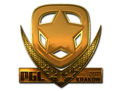 Sticker | Gambit (Gold) | Krakow 2017 image