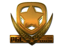 Sticker | Gambit (Gold) | Krakow 2017 image