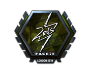 Sticker | Zeus (Foil) | London 2018 image