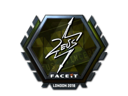 Sticker | Zeus (Foil) | London 2018 image