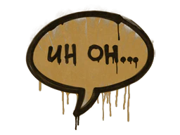 Sealed Graffiti | Uh Oh (Desert Amber)