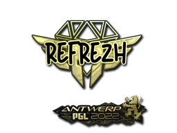 Sticker | refrezh (Gold) | Antwerp 2022 image