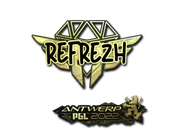 Sticker | refrezh (Gold) | Antwerp 2022 image