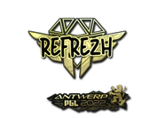 Sticker | refrezh (Gold) | Antwerp 2022 image