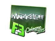 Sticker | markeloff (Foil) | Cologne 2015 image