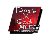 Sticker | Dosia (Foil) | MLG Columbus 2016 image
