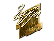 Sticker | LEGIJA (Gold) | Boston 2018 image