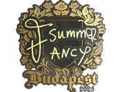 Sticker | Summer (Gold) | Budapest 2025 image