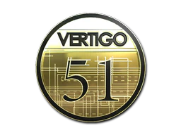 Sticker | Vertigo (Gold) image