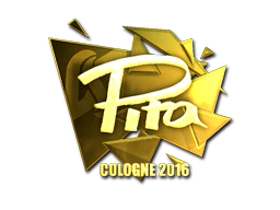 Sticker | pita (Gold) | Cologne 2016 image