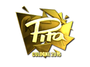 Sticker | pita (Gold) | Cologne 2016 image