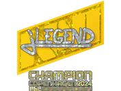Sticker | jL (Glitter, Champion) | Copenhagen 2024 image