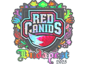 Sticker | RED Canids (Holo) | Budapest 2025 image