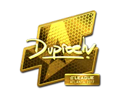 Sticker | dupreeh (Gold) | Atlanta 2017 image