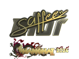 Sticker | saffee (Gold) | Shanghai 2024