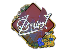 Sticker | ZywOo (Glitter) | Rio 2022 image
