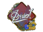 Sticker | ZywOo (Glitter) | Rio 2022 image