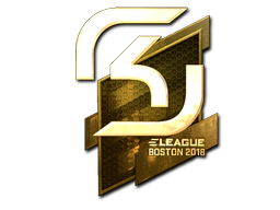 Sticker | SK Gaming (Gold) | Boston 2018 image